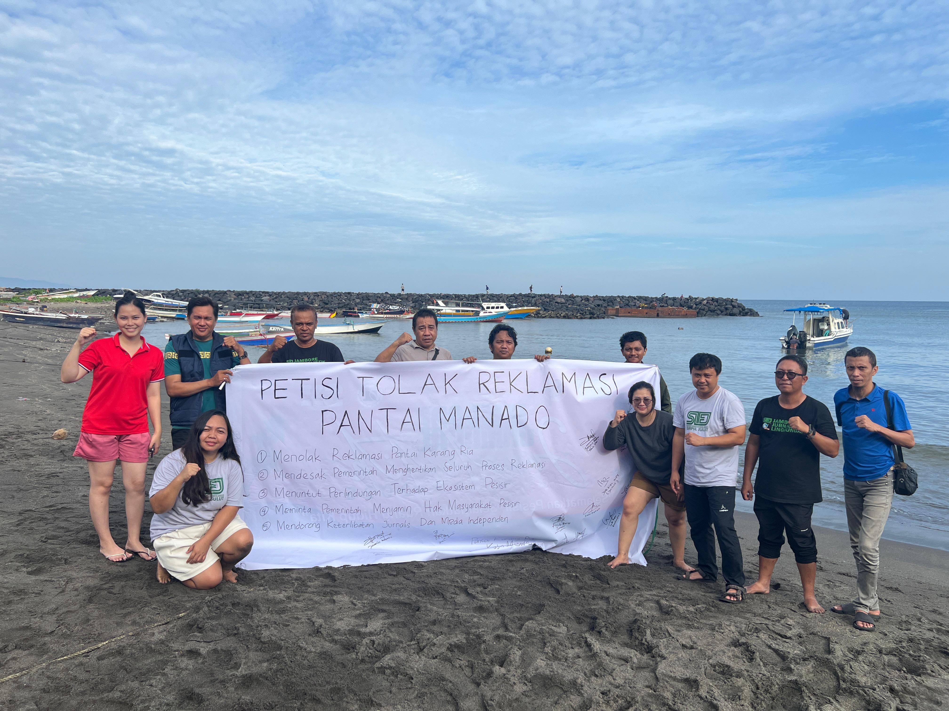 Jambore Jurnalistik 2025: Suara Perlawanan dari Pesisir Manado Tolak Reklamasi