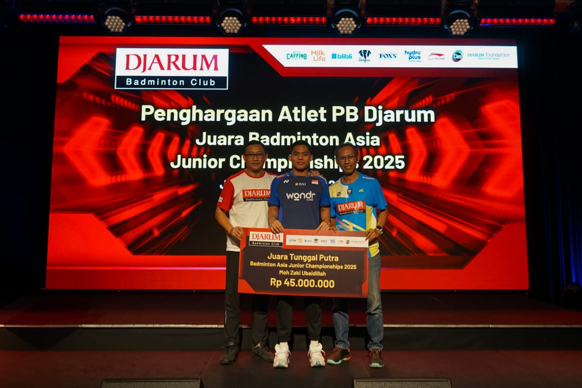 Ubed Akhiri Puasa Gelar AJC 24 Tahun, PB Djarum Beri Bonus