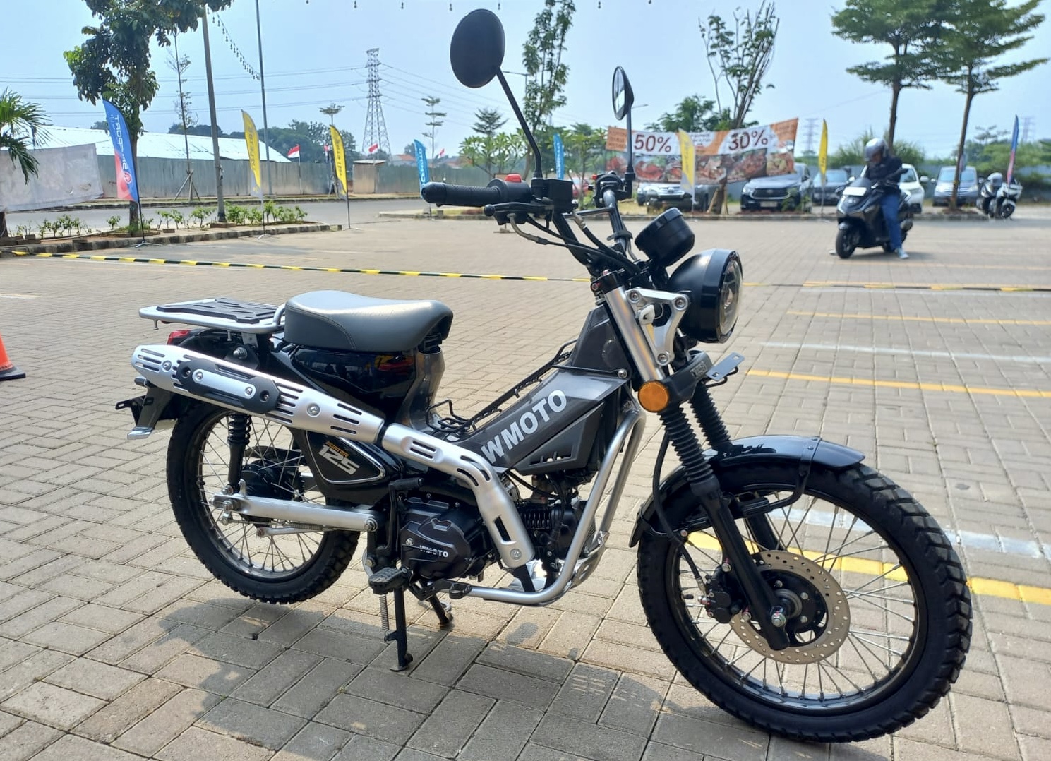 WMoto Porter 125 Meluncur di Indonesia, Pesaing Honda CT 125 dengan Harga Terjangkau