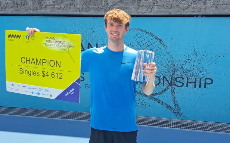 Max Basing Kawinkan Gelar Juara Amman Men's World Tennis Championship Seri VI M-25