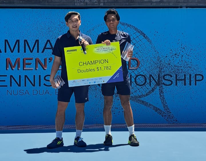 Christopher Rungkat/Rifqi Fitriadi Juara Ganda Putra Seri VII M-25 Bali