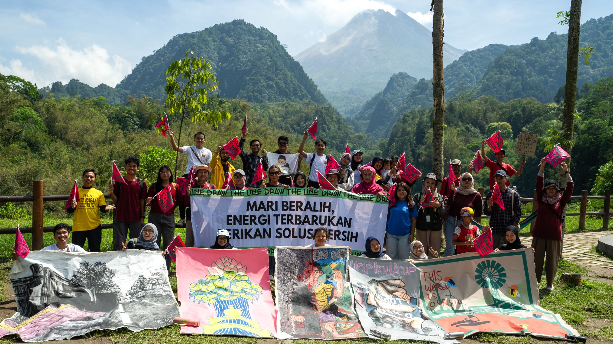Draw the Line Jogja, Seruan Menarik Garis Perlawanan untuk Keadilan Iklim