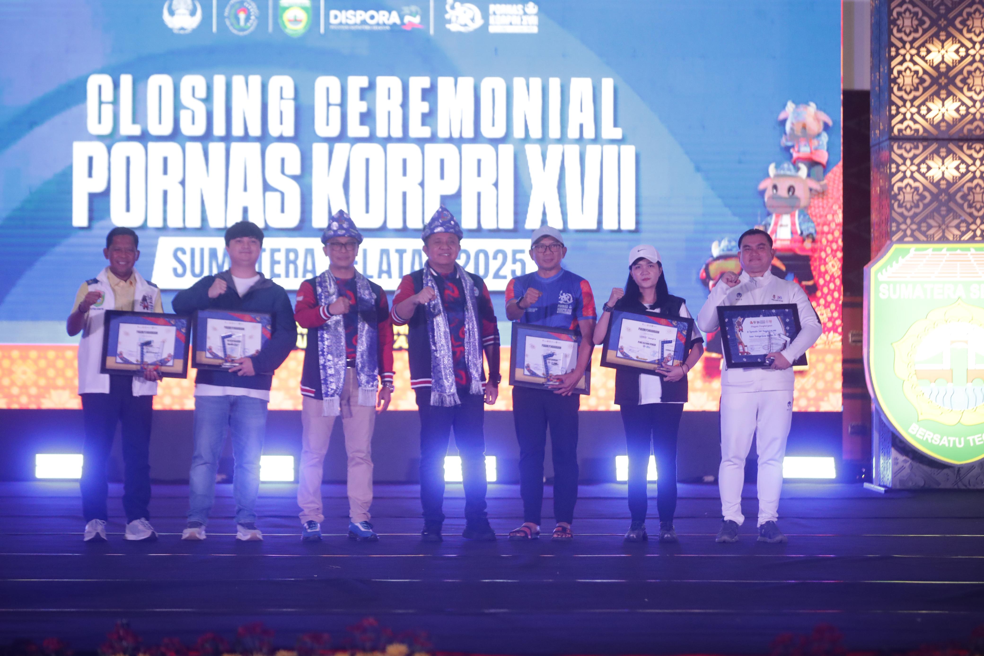 12 Ribu Peserta Hadir, PORNAS KORPRI XVII Jadi Mesin Ekonomi Sumsel