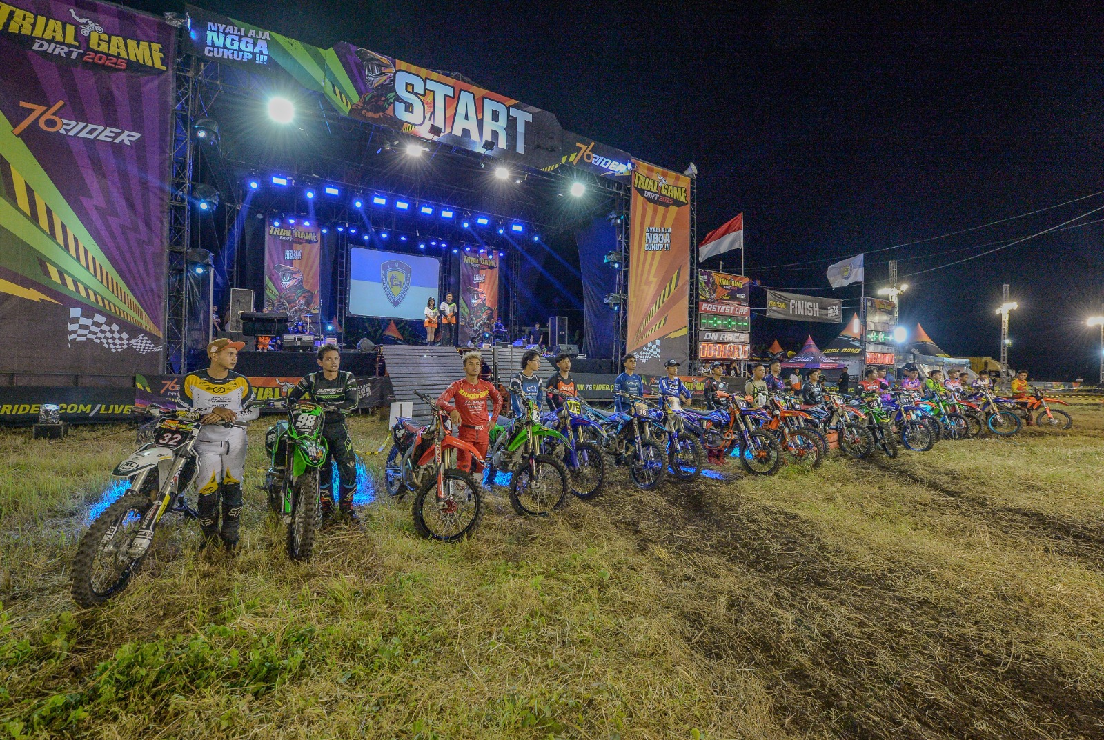 Trial Game Dirt 2025 Bandung: M. Zidane vs Asep Lukman Berebut Tahta Juara Umum